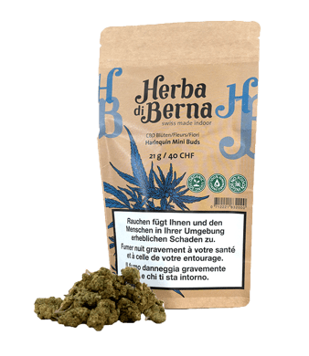 Harlequin Minibuds Small CBD Buds Indoor - 21g