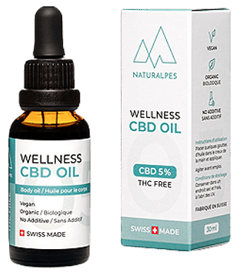Wellness CBD Öl 5% THC-frei Breitspektrum Hanftropfen - 10ml