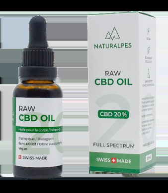 Raw CBD Öl 20% Vollspektrum Hanftropfen - 10ml