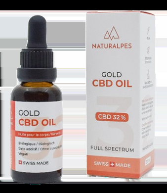 Gold CBD Öl 32% Vollspektrum Hanftropfen - 10ml