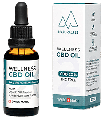 Wellness CBD Öl 20% Breitspektrum Hanftropfen - 10ml