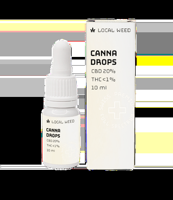 Canna Drops CBD Öl 20% Vollspektrum Hanftropfen - 10ml