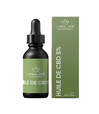 Naturlisches CBD Öl 5% Vollspektrum Hanftropfen - 10ml