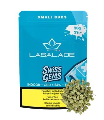 Swiss Gems Minibuds Small CBD Buds Indoor - 30g