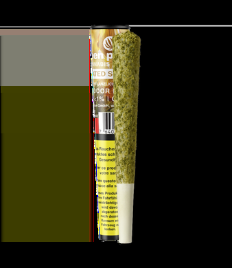 Coated Supreme Vorgedrehter CBD-Joint Indoor Trim + Cold Cure + Live Resin - 1pc