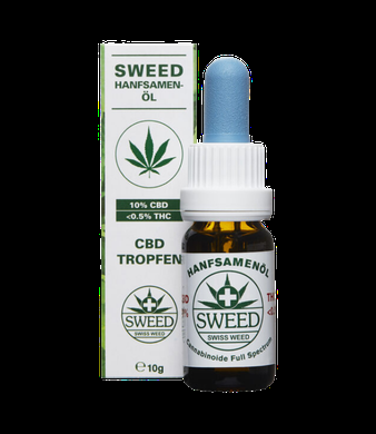 CBD Öl 10% Vollspektrum mit Hanfsamenöl - 10ml