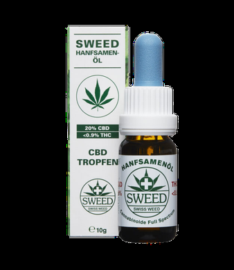 CBD Öl 20% Vollspektrum mit Hanfsamenöl - 10ml