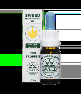 CBD Öl 30% Vollspektrum mit Hanfsamenöl - 10ml