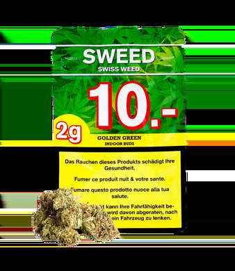 Golden Green CBD Blüten Indoor - 10g