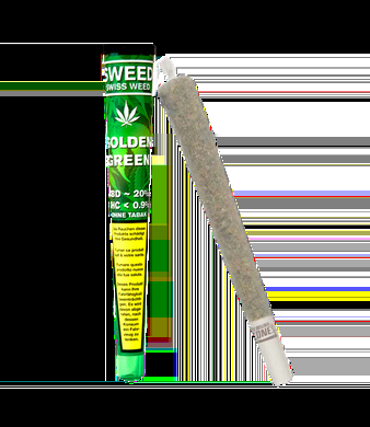Golden Green Pre-Rolled CBD Joint Indoor - 1pc