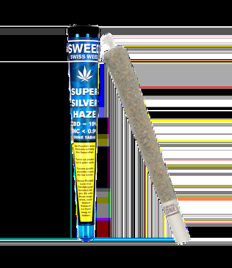 Super Sliver Haze Pre-Rolled CBD Joint Indoor - 1pc