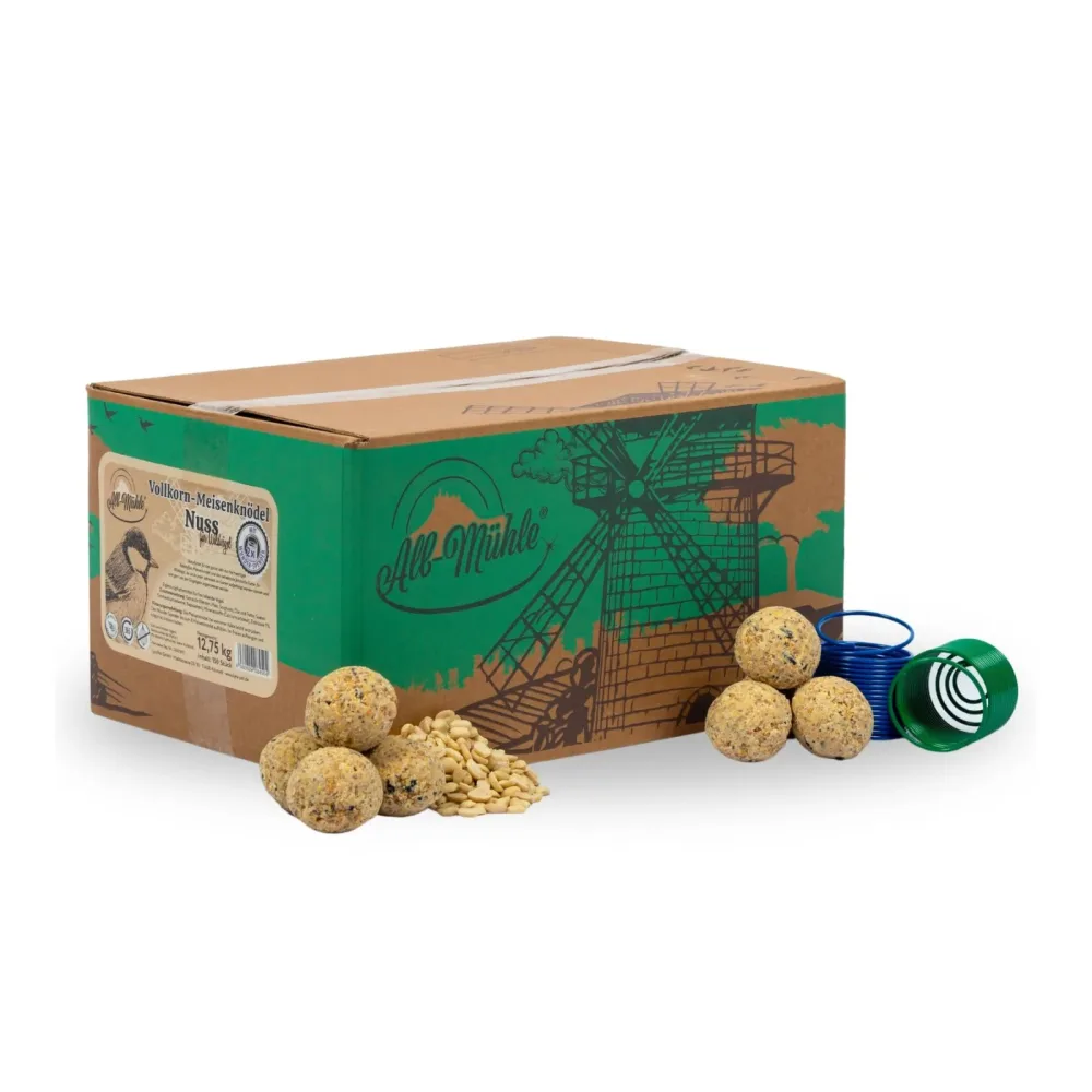 Lyra Pet Meisenknödel aus der ALB-MÜHLE ohne Netz Vollkorn & Nuss + 2 Spender