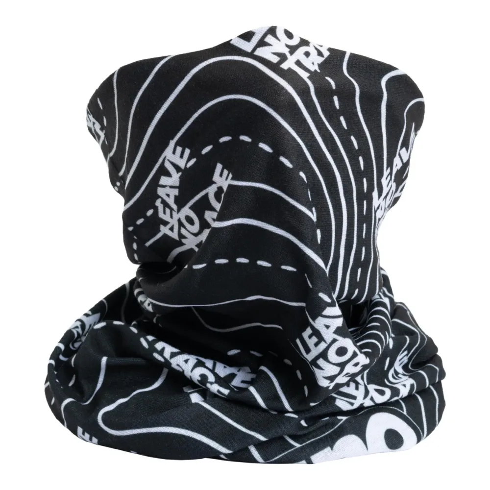 orsino Multifunktionstuch Neckwarmer Leave no trace - schwarz