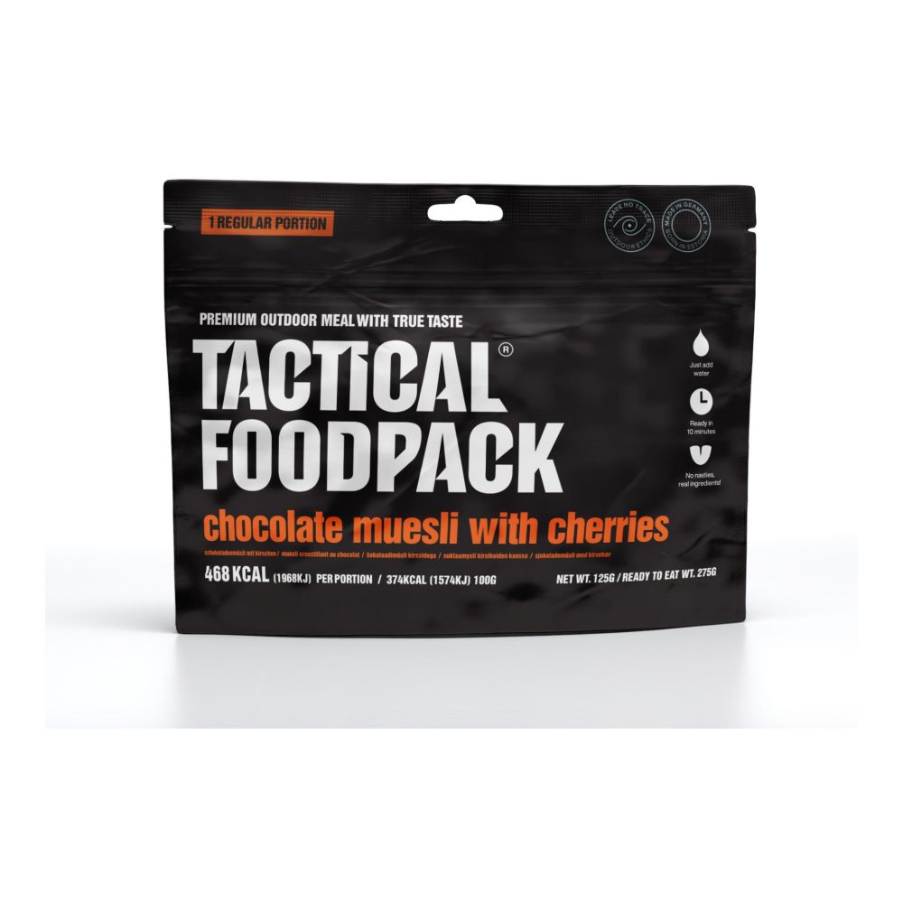 Tactical Foodpack Chocolate Muesli with Cherries