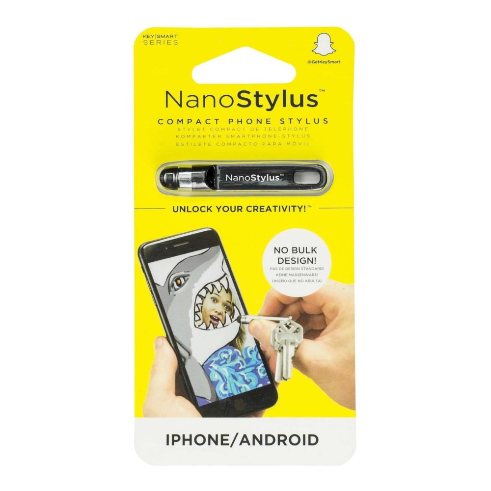 KeySmart Nano Stylus Compact Phone Stylus - schwarz