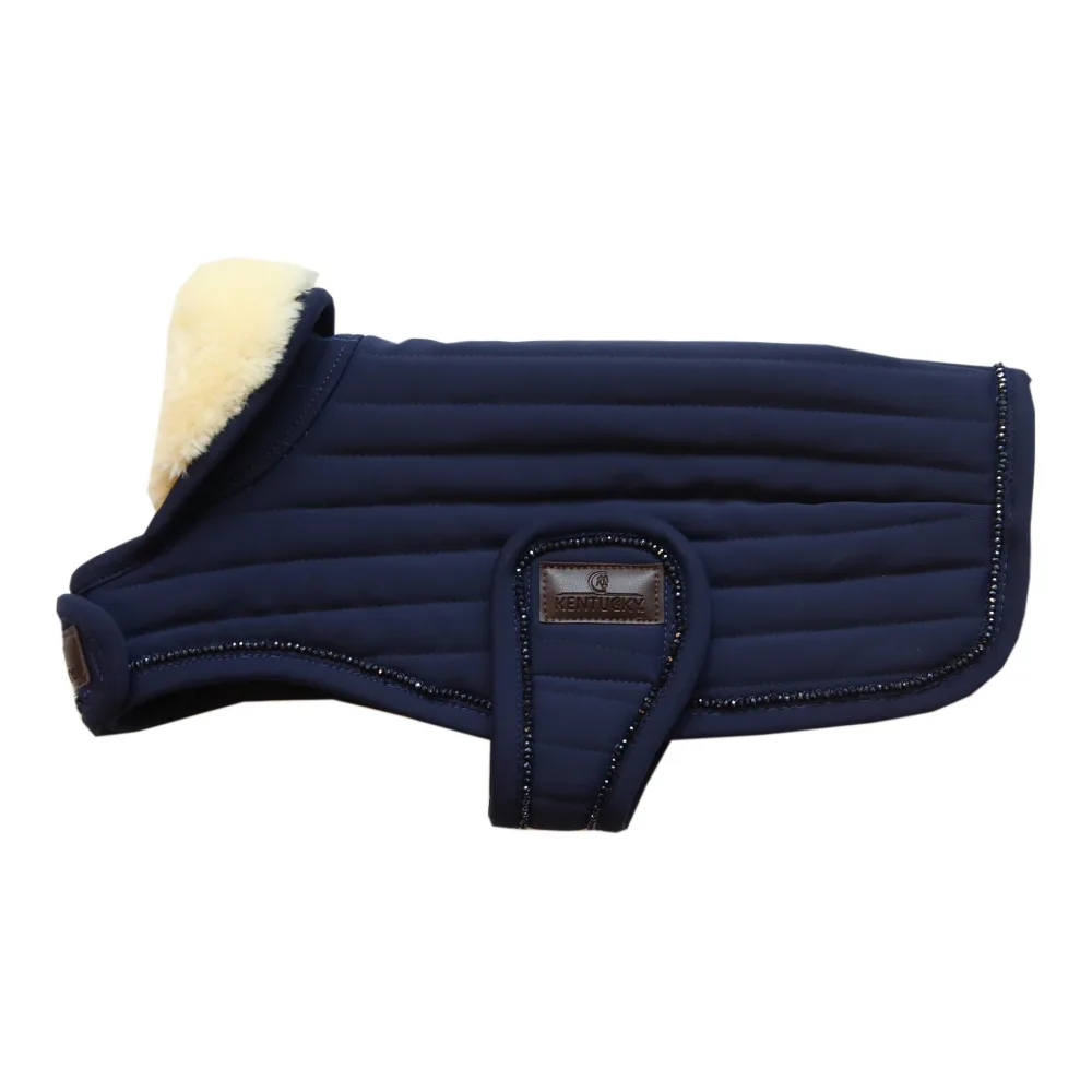 Kentucky Dogwear Hundemantel Dog Coat Pearls - navy