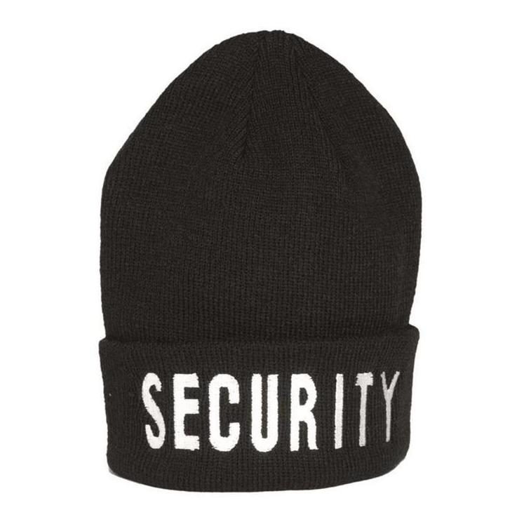 MIL-TEC Security Rollstrickmütze - schwarz
