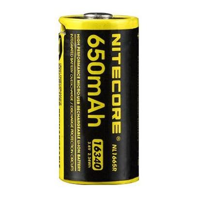 Nitecore 16340 USB Akk 650mAh NL1665R
