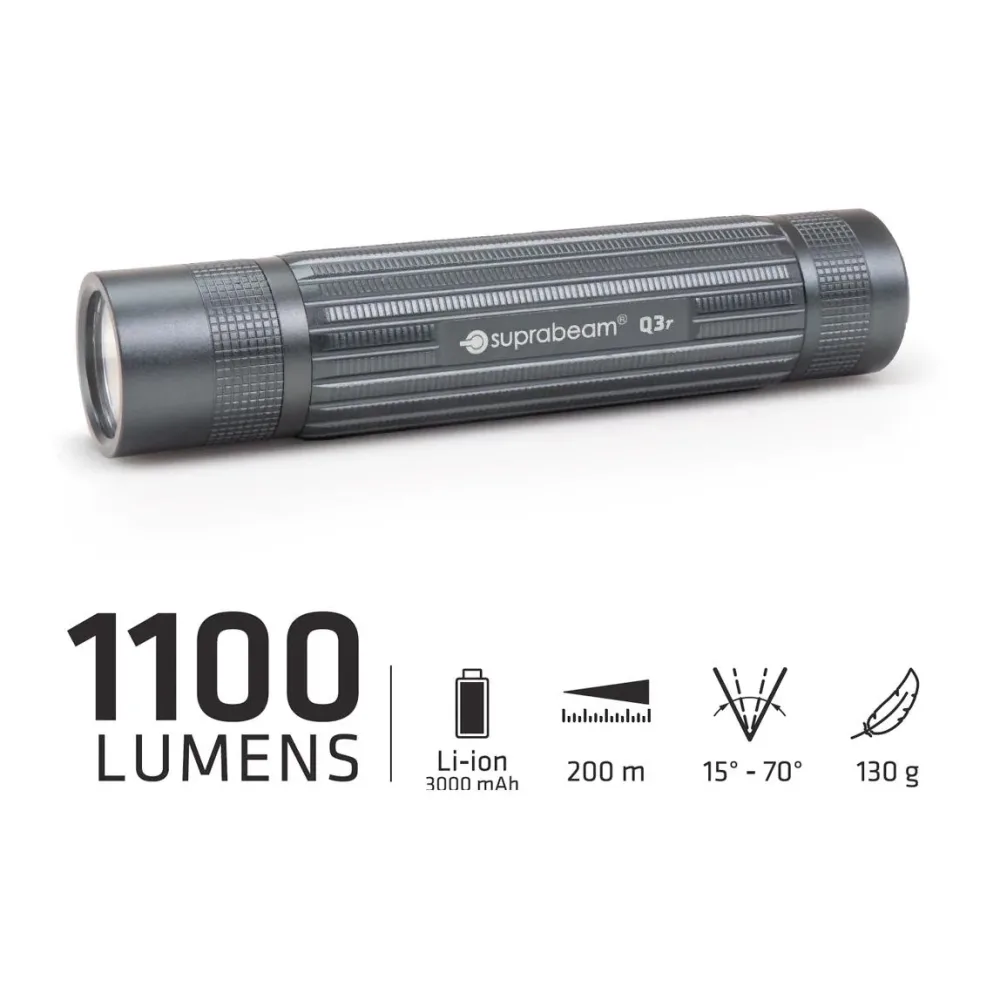 Suprabeam Q3XR Taschenlampe 2000 lm