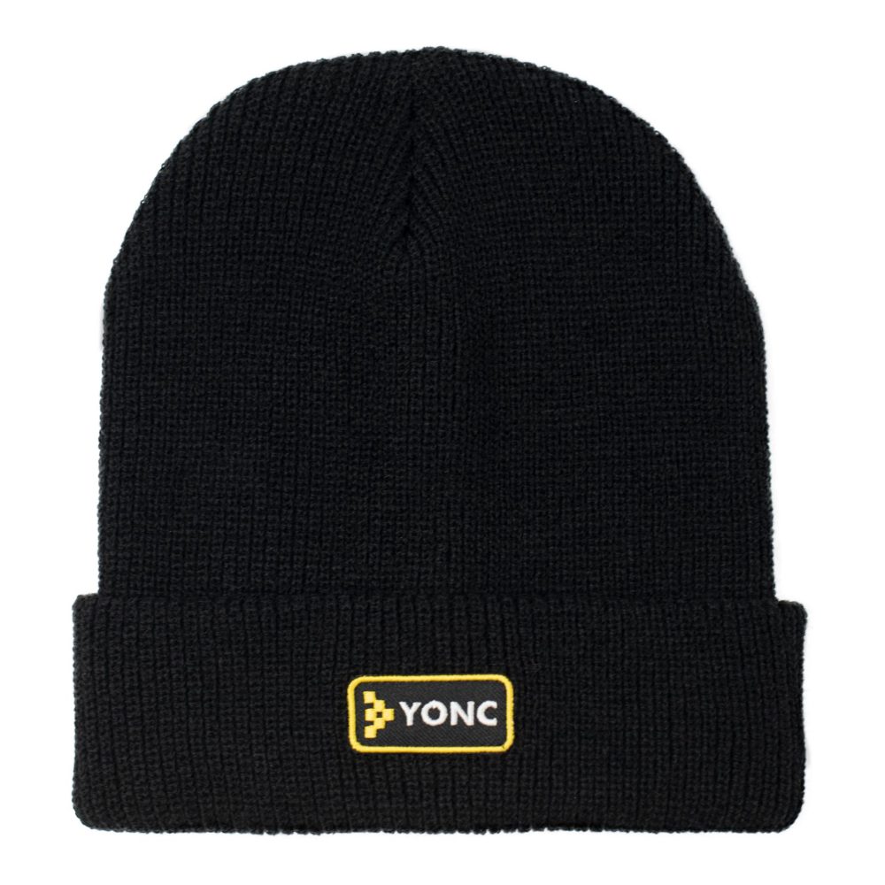 YONC Signature Beanie - Schwarz