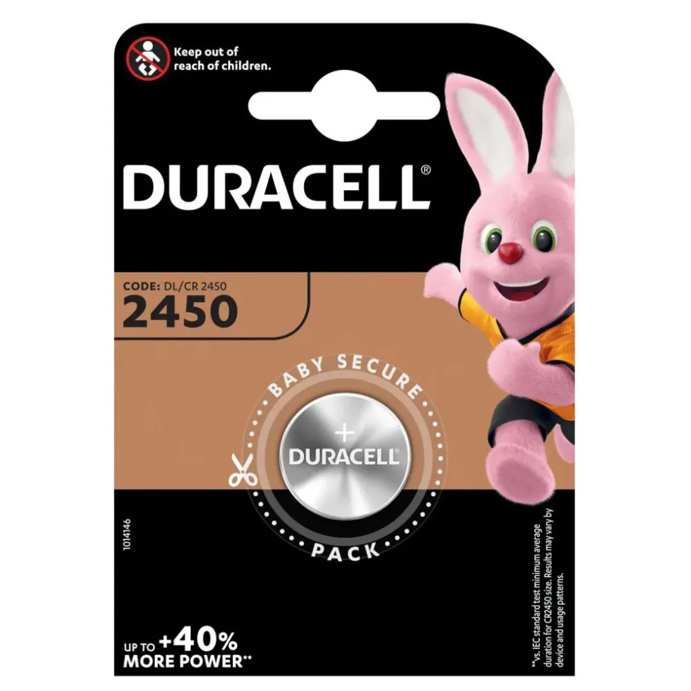 Knopfzelle DURACELL Lithium CR2450