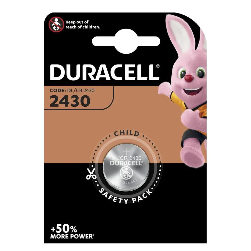 Knopfzelle DURACELL Lithium CR2430