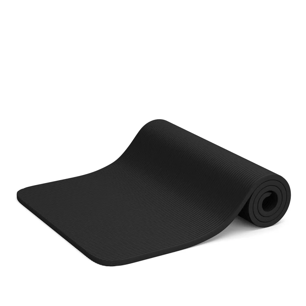 Fitnessmatte schwarz 190 x 60 x 1.5 cm