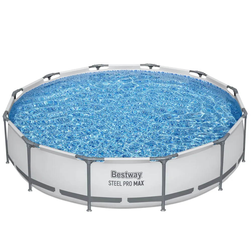 Bestway Pool Set hellgrau 366 x 76 cm