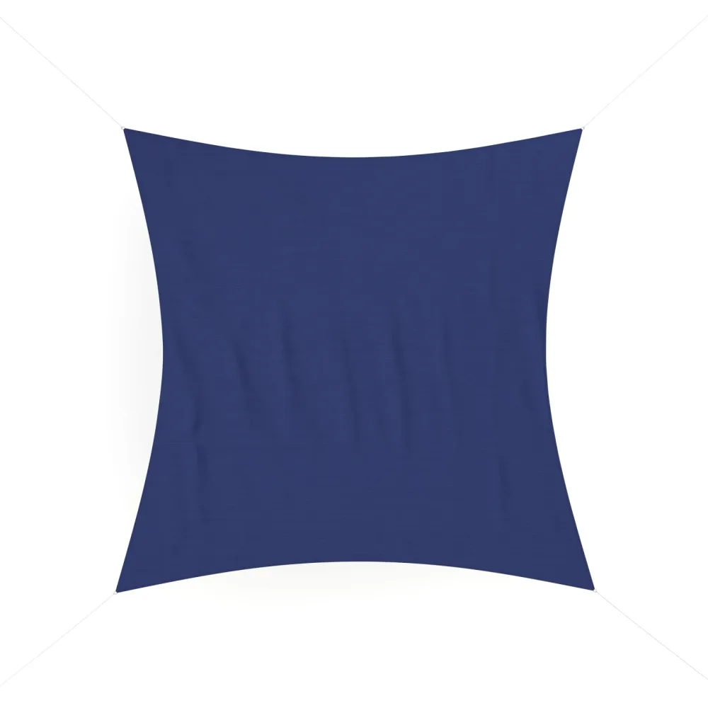 Sonnensegel Quadrat 5 x 5 m blau