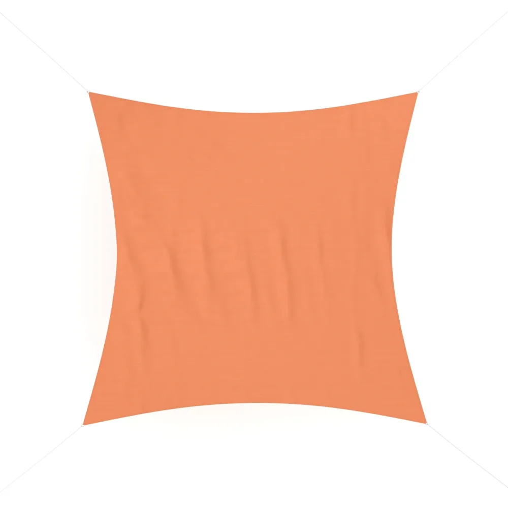 Sonnensegel Quadrat 5 x 5 m orange