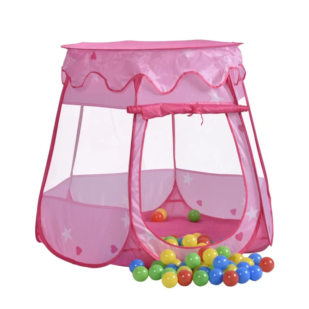 Spielzelt Bällebad pink
