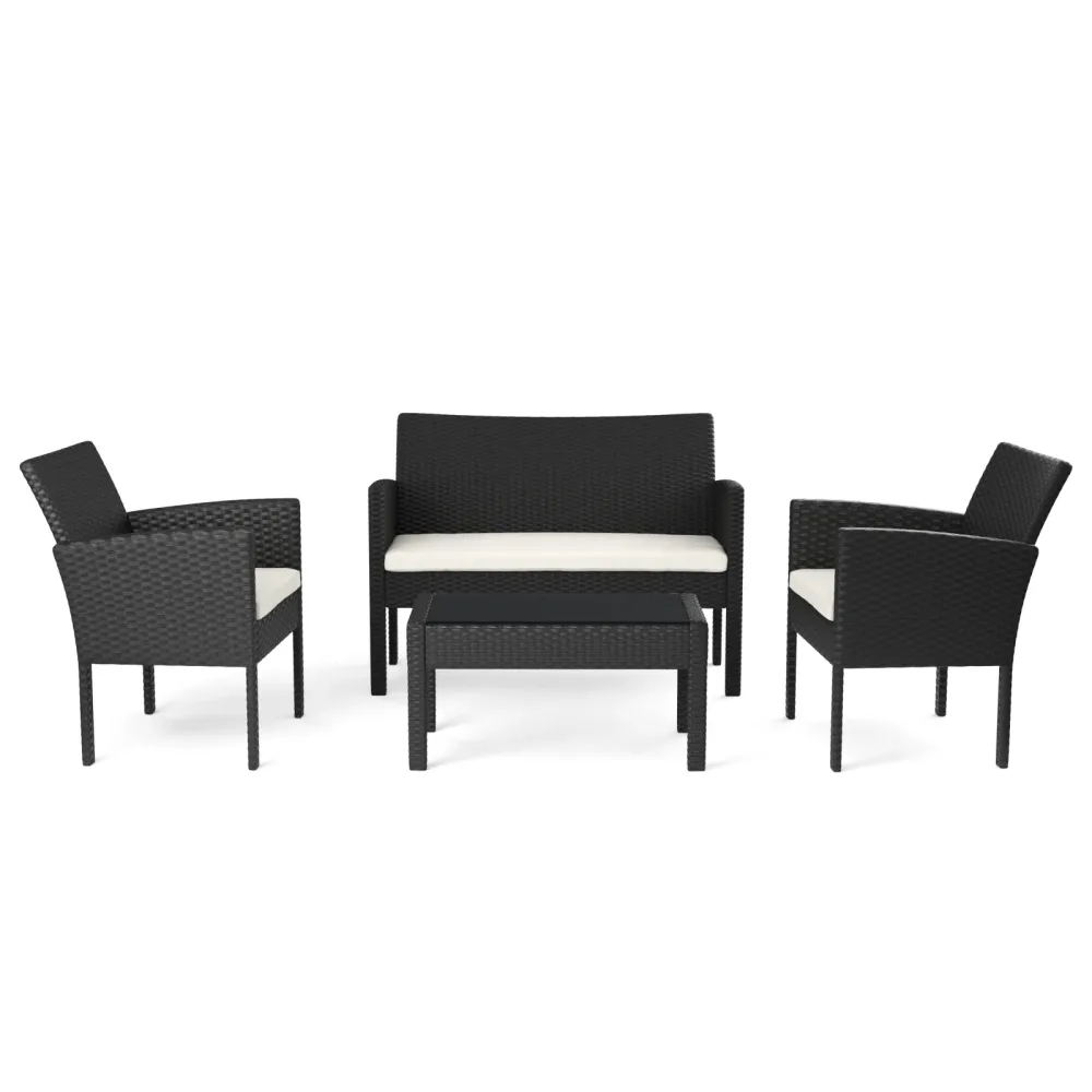 Gartenset LIVORNO PE Rattan