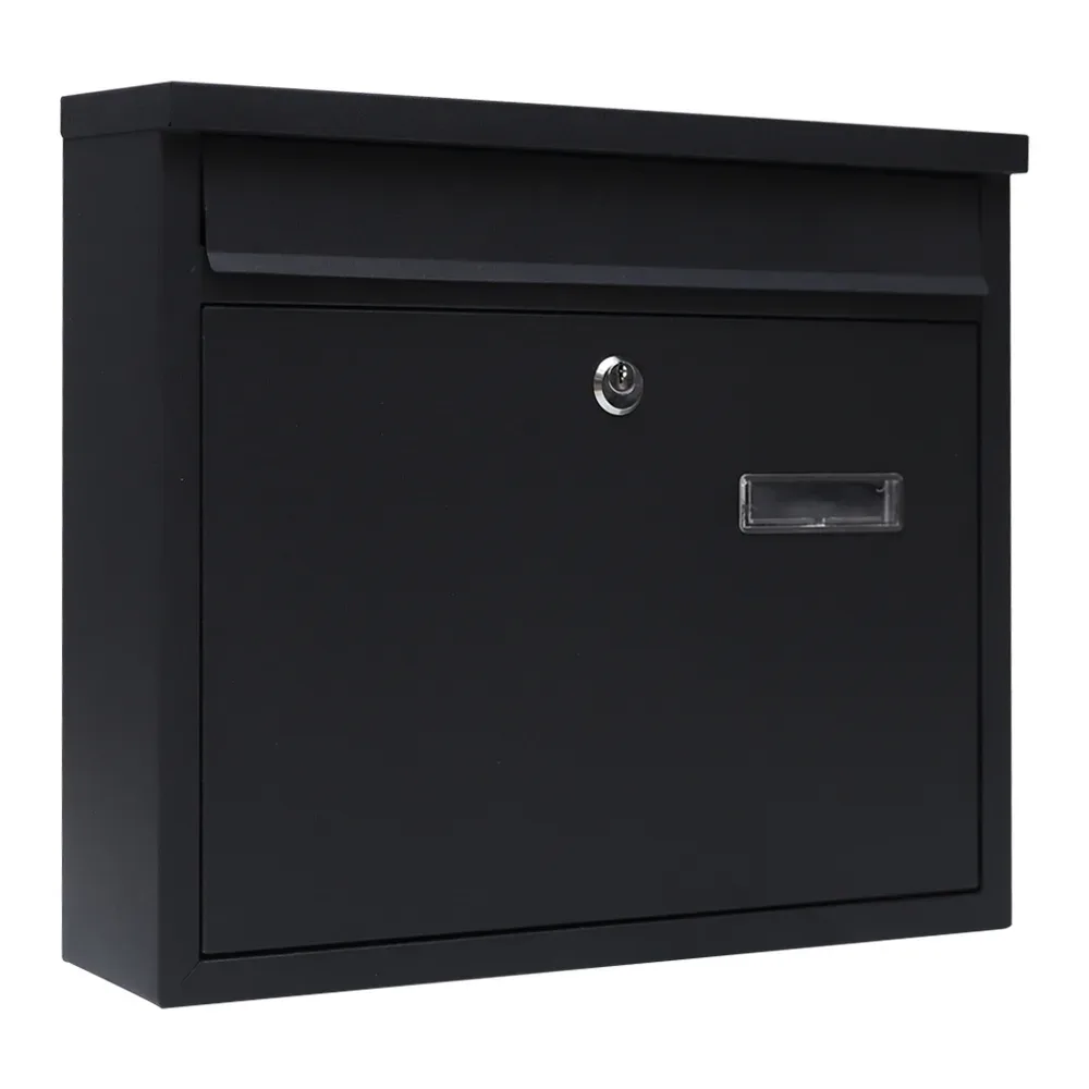 Briefkasten 31.8 x 36 cm schwarz