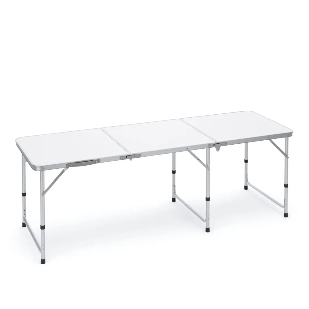 Campingtisch klappbar 180 x 60 cm weiss