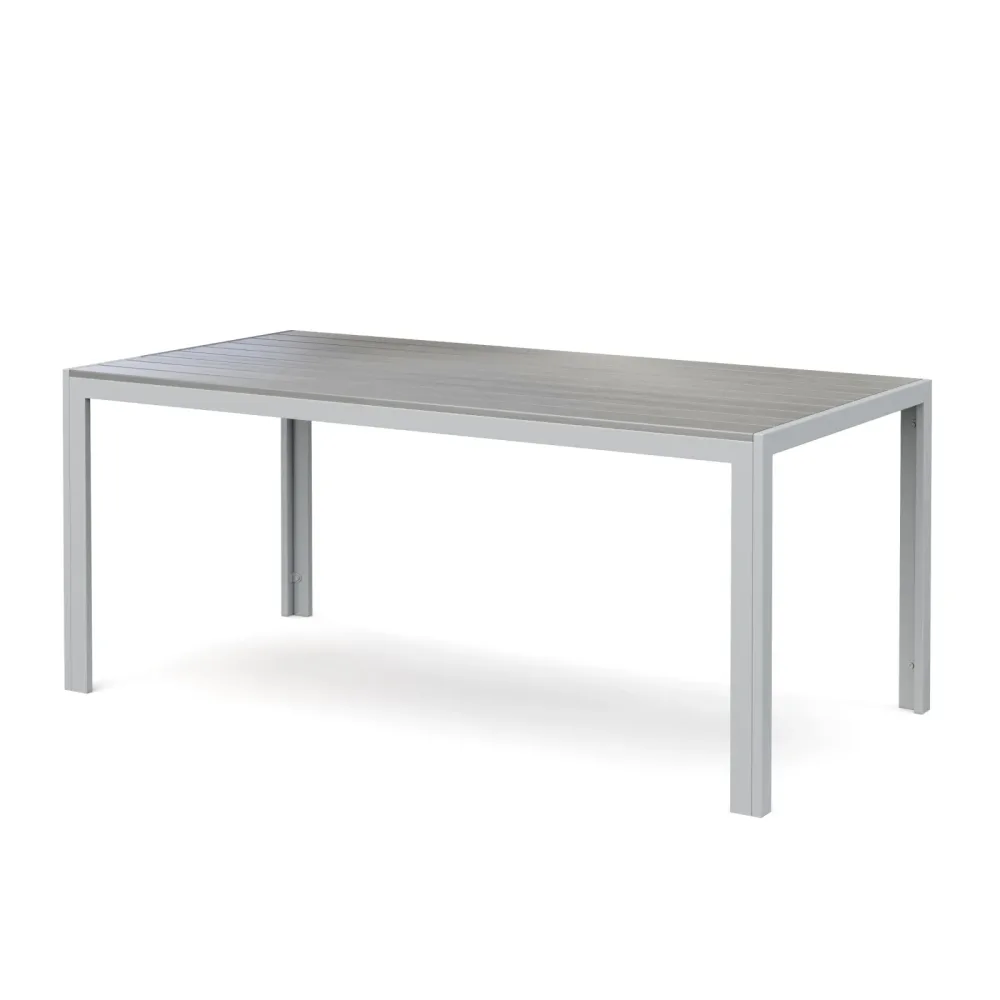 Gartentisch ENZI 180 x 90 cm grau