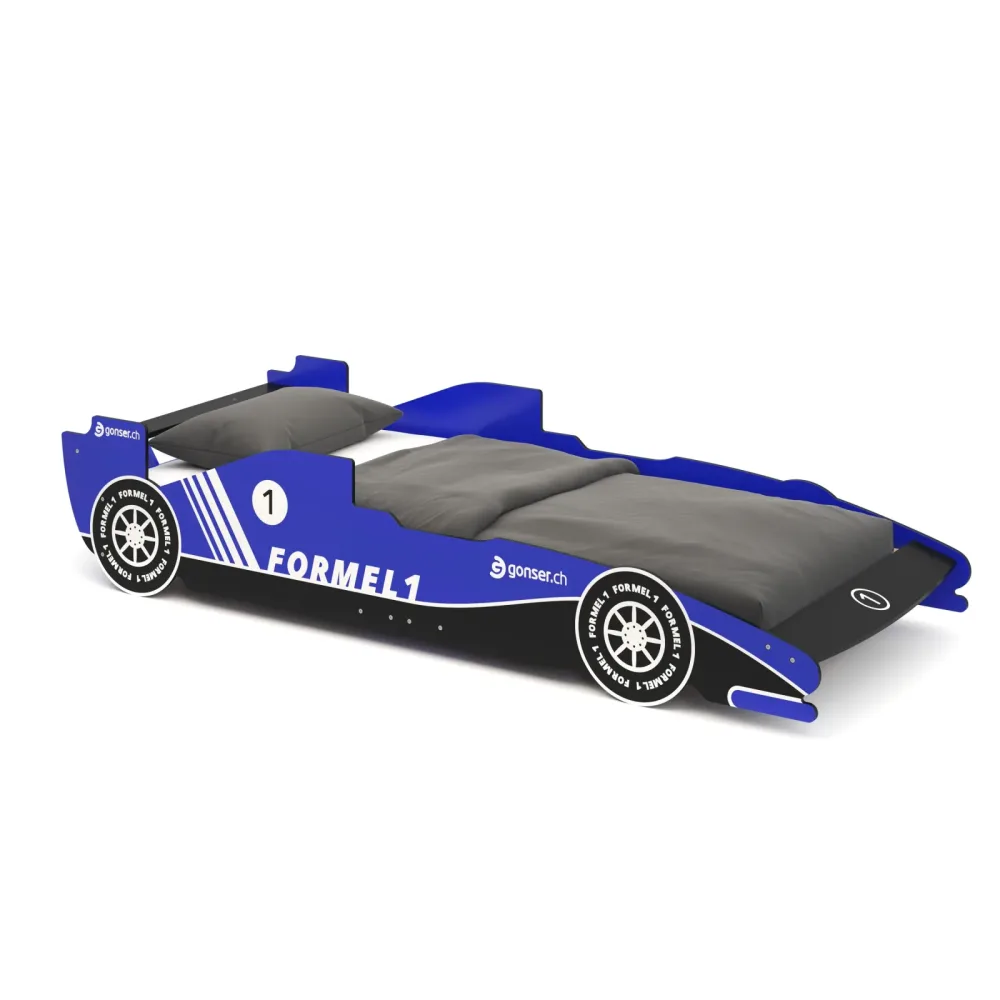 Kinderbett Rennwagen Bett RACER blau