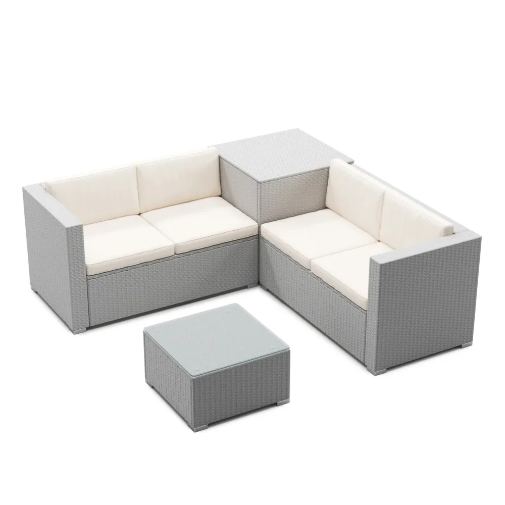 Kissen für Rattanlounge SAN MARINO beige
