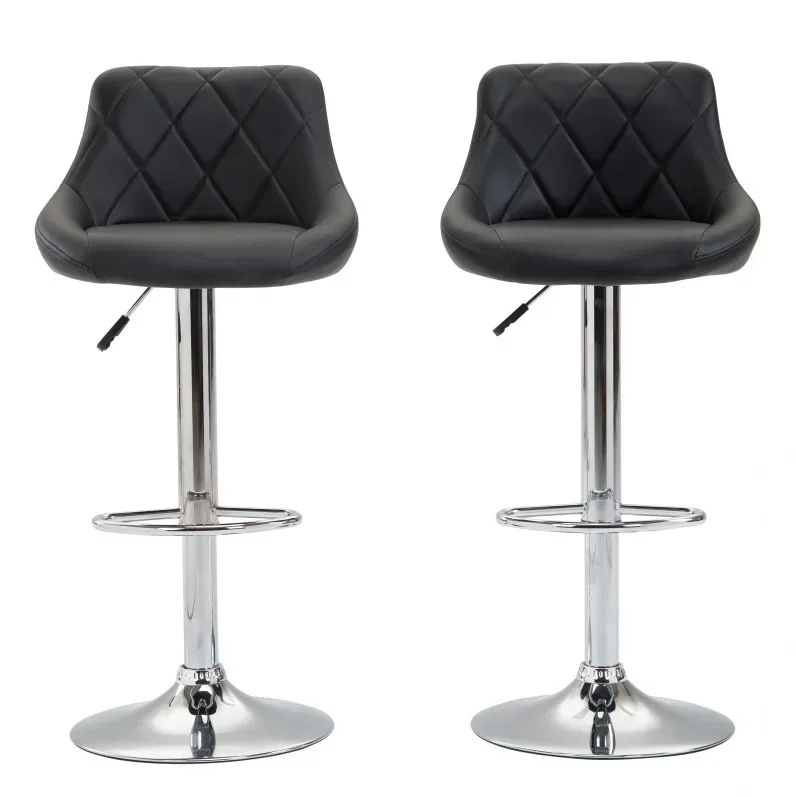 Barhocker JASPER 2er Set schwarz