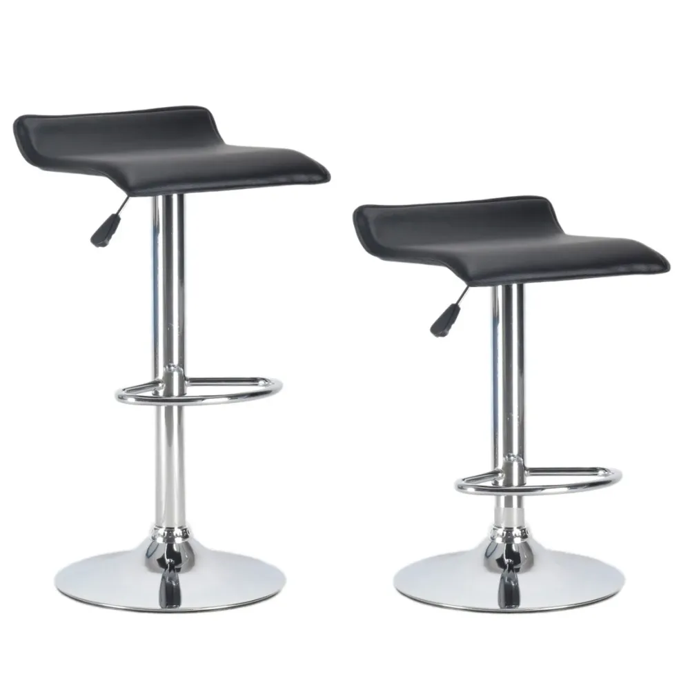 Barhocker MALTA 2er Set schwarz