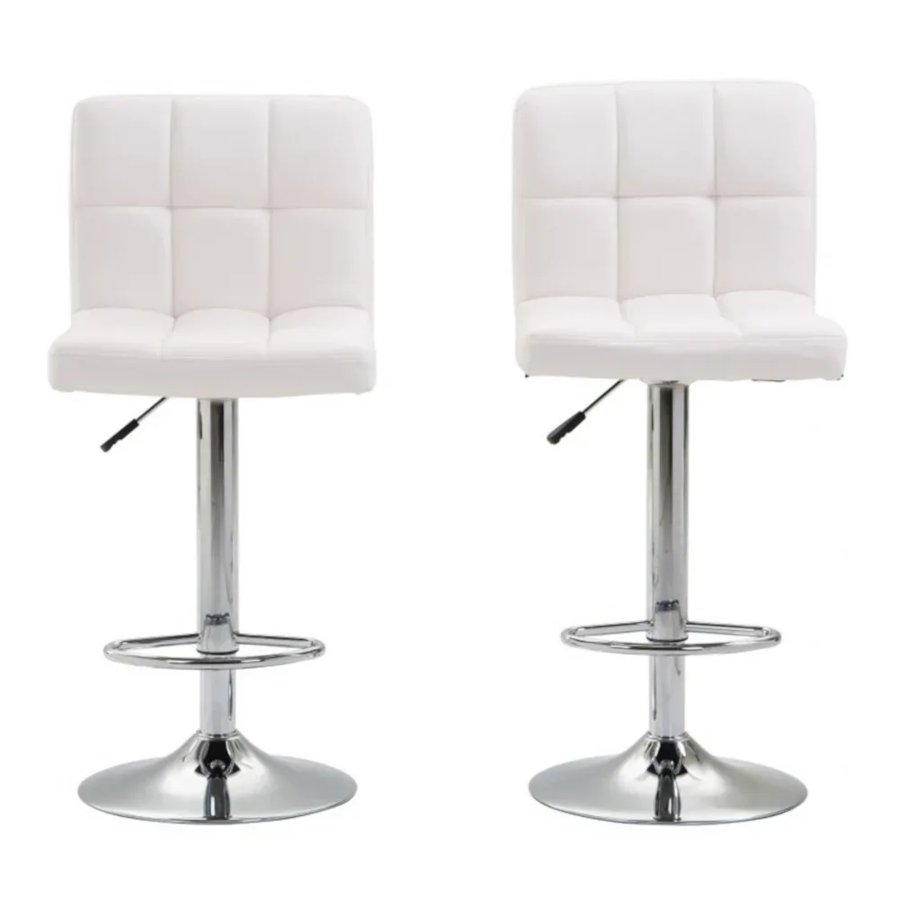 Barhocker LIMA 2er Set weiss