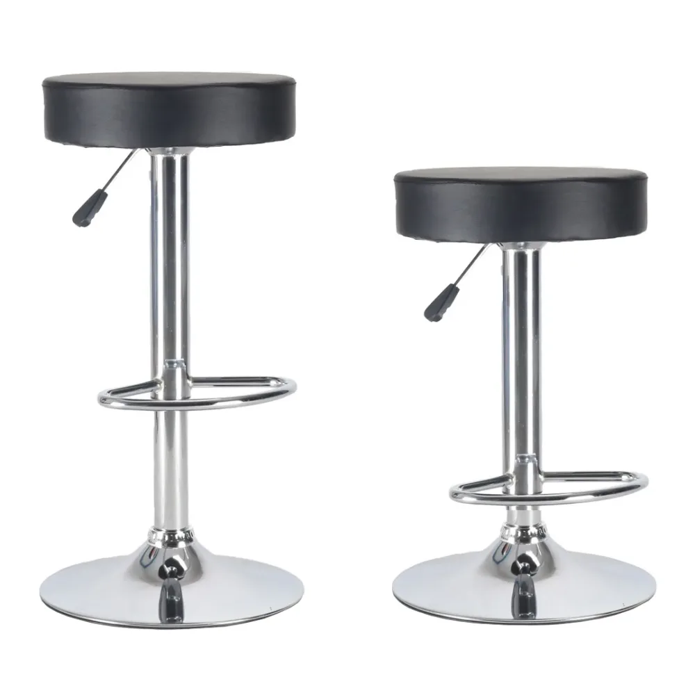 Barhocker BALI 2er Set schwarz