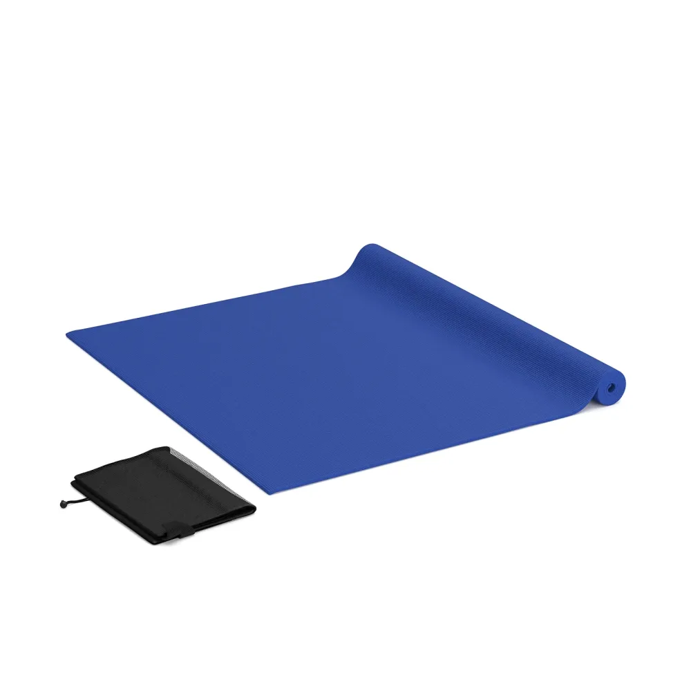 Yogamatte mit Tasche blau 173 x 61 x 0.5 cm