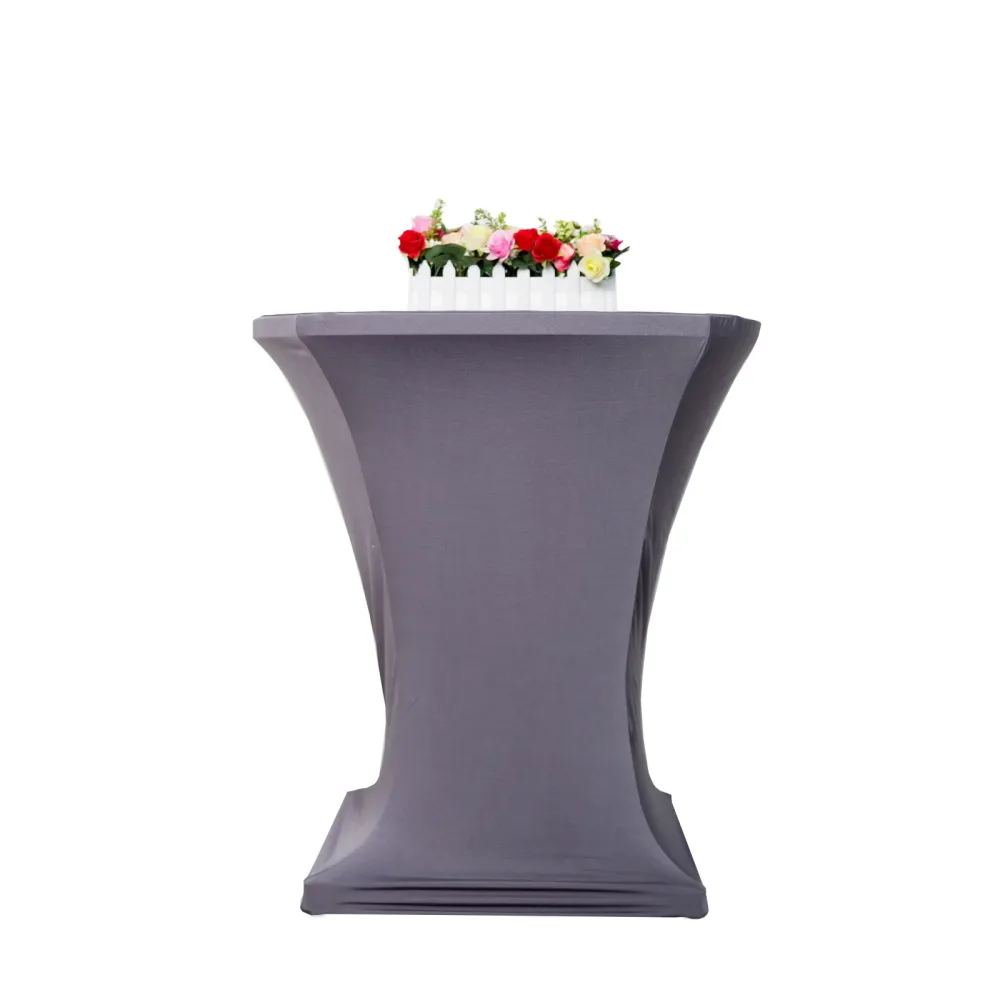 Tischdecke für Bistrotische 60 - 65 cm grau