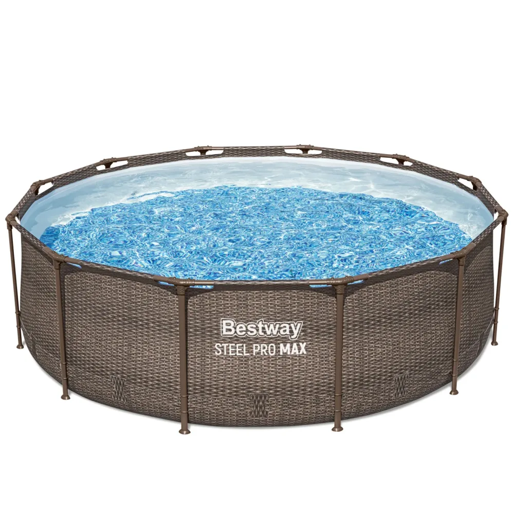 Bestway Pool Set Rattan-Optik 366 x 100 cm
