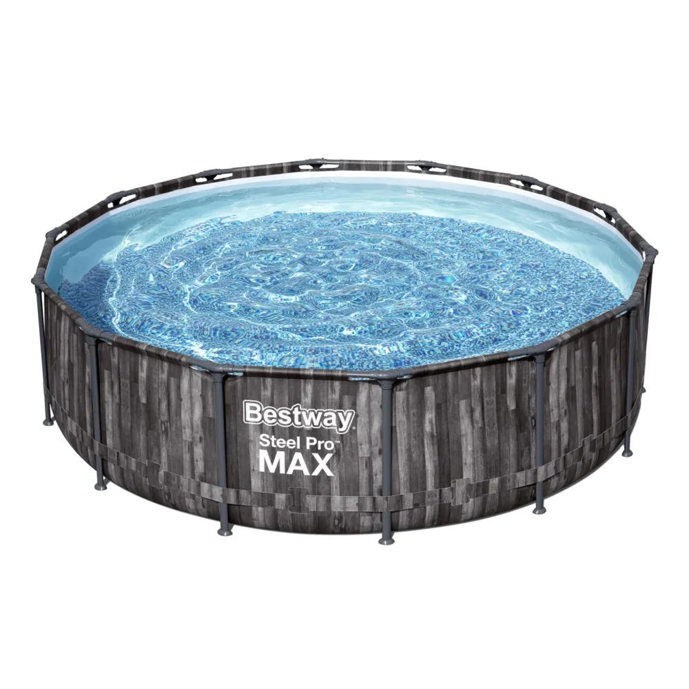 Bestway Pool Komplett-Set Holz-Optik 427 x 107 cm