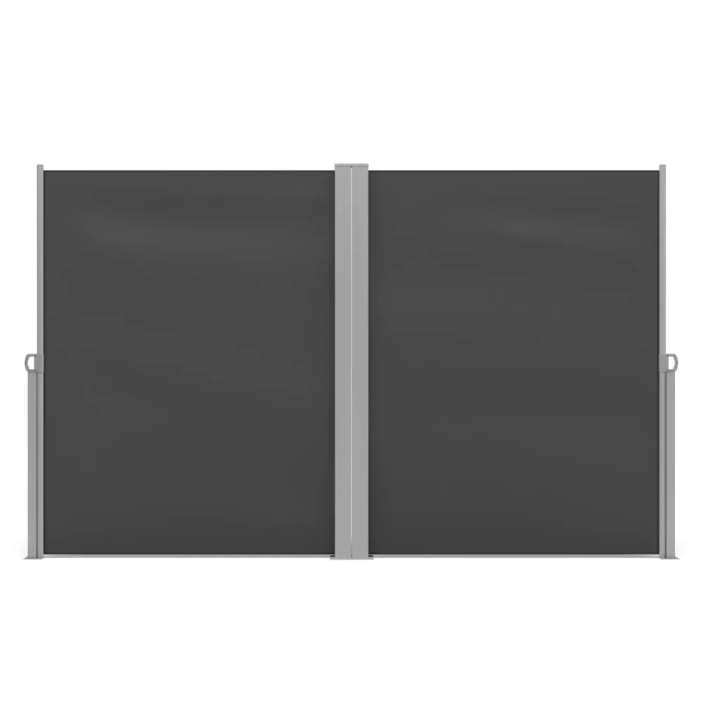 Doppelseitenmarkise VIA 180 x 800 cm anthrazit