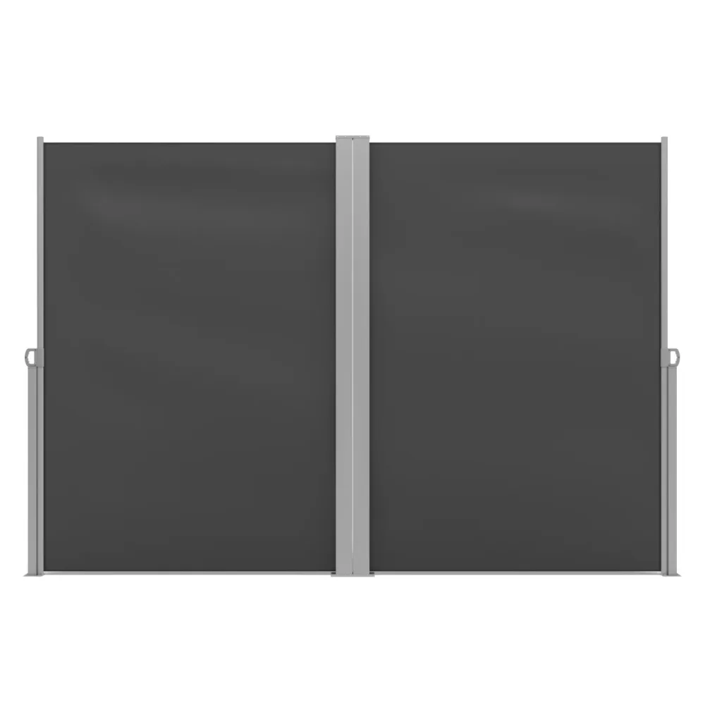 Doppelseitenmarkise VIA 200 x 800 cm anthrazit