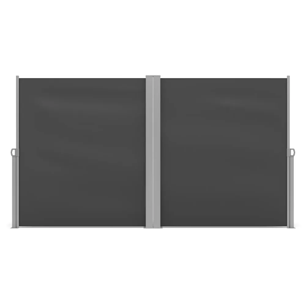 Doppelseitenmarkise VIA 160 x 800 cm anthrazit