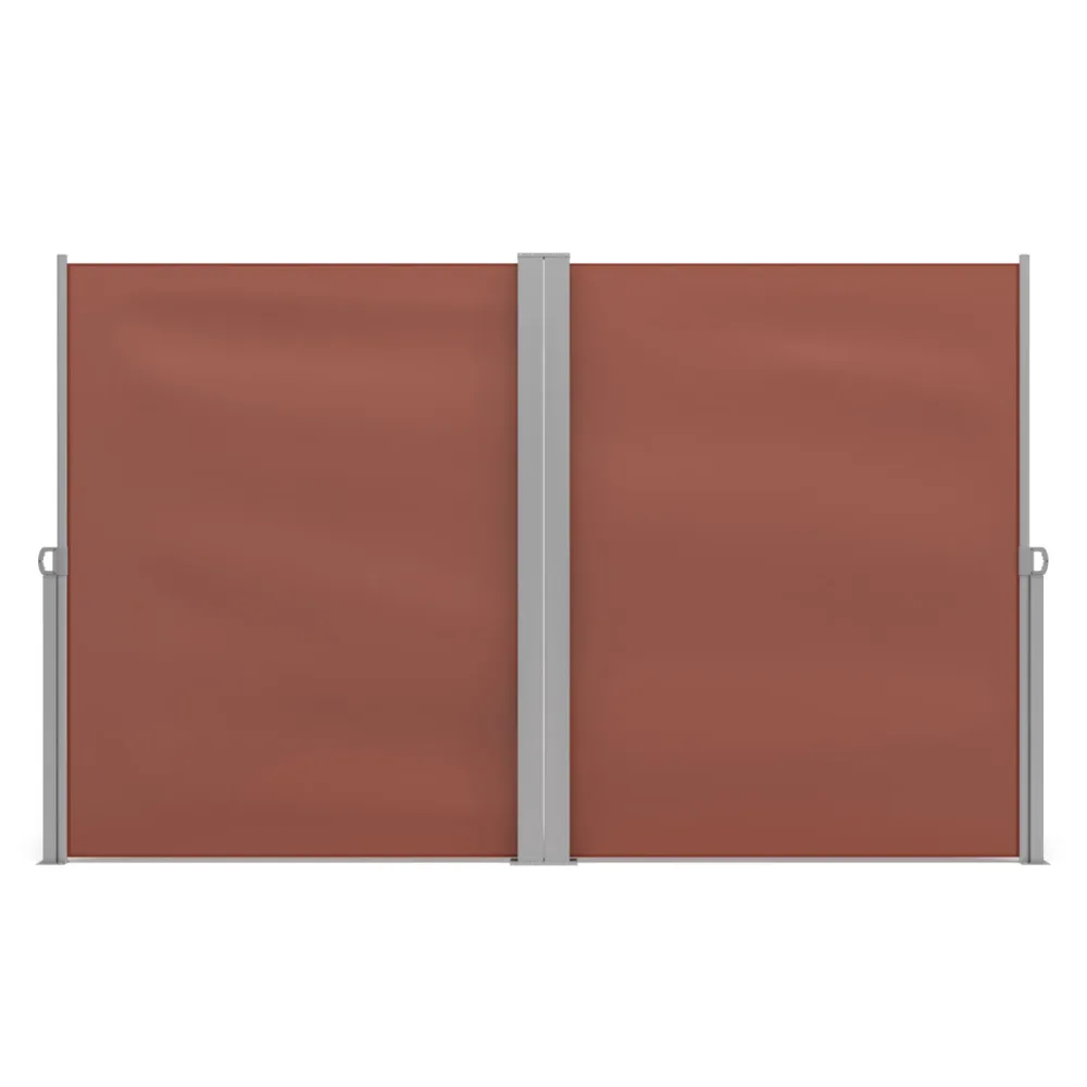 Doppelseitenmarkise 180 x 800 cm braun