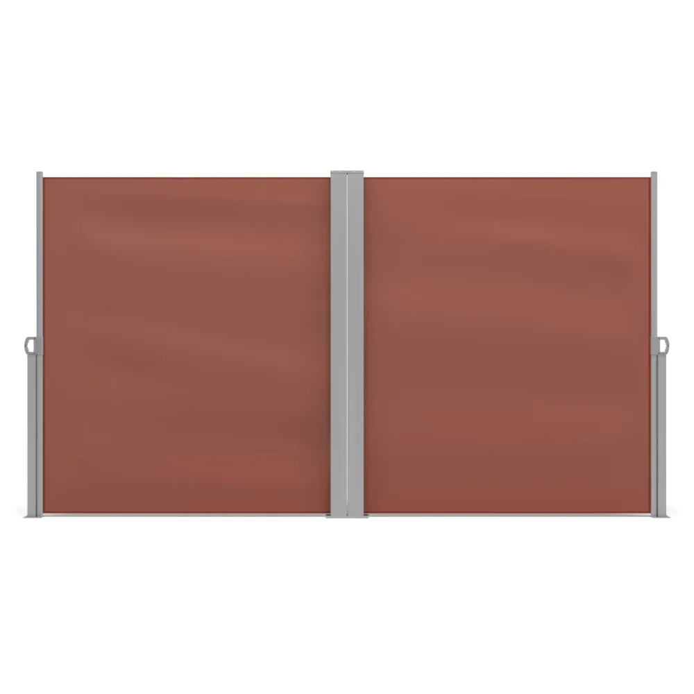 Doppelseitenmarkise 160 x 800 cm braun